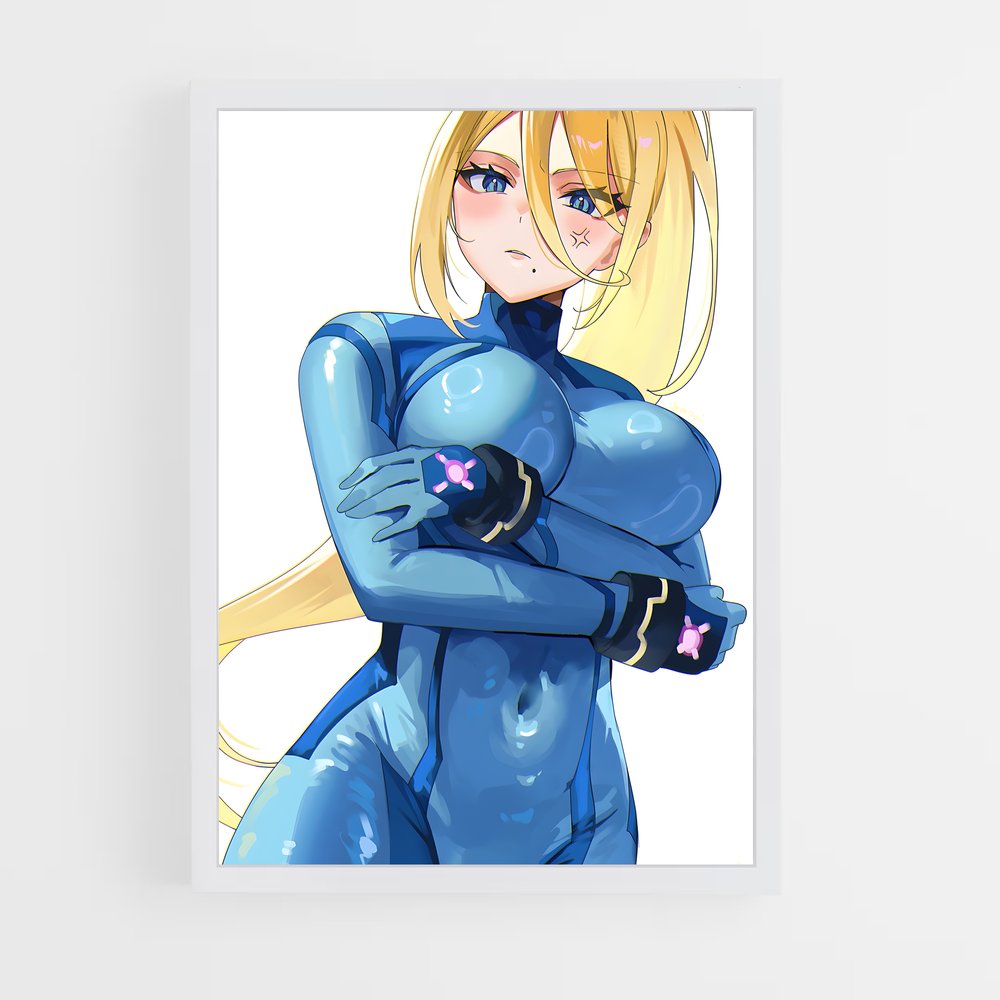 Poster Samus en Action – affiche Metroid (vue 3)